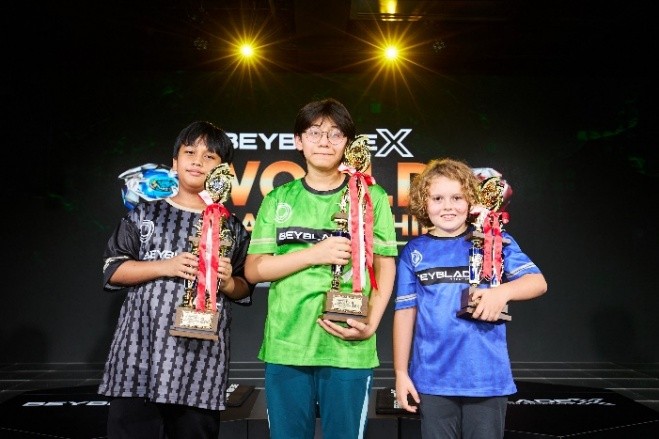 兒童組選手合影（前三名）